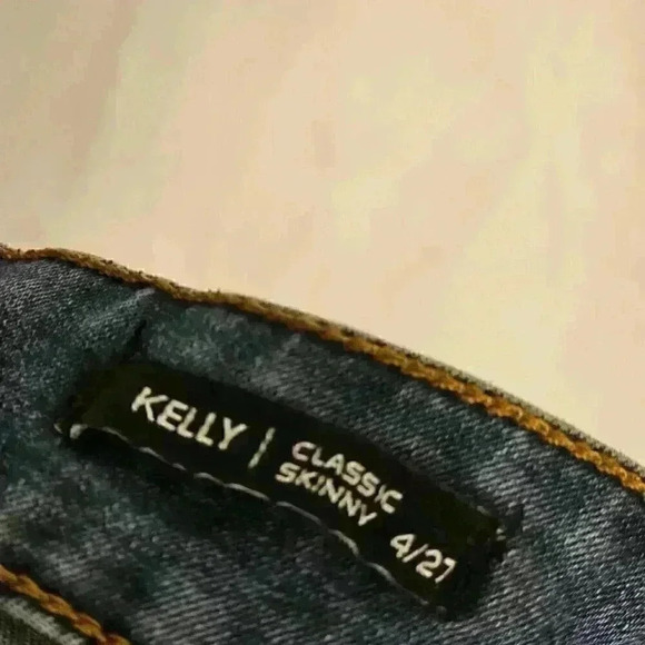 Tahari Kelly blue jean size 4/27 - Picture 2 of 6
